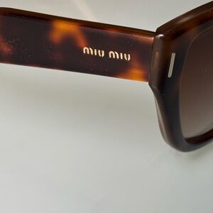 Miu Miu Brown Sunglasses